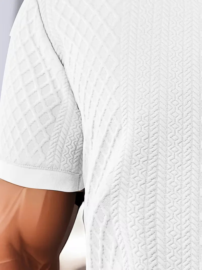 Summer Clothing Set with Jacquard Pattern