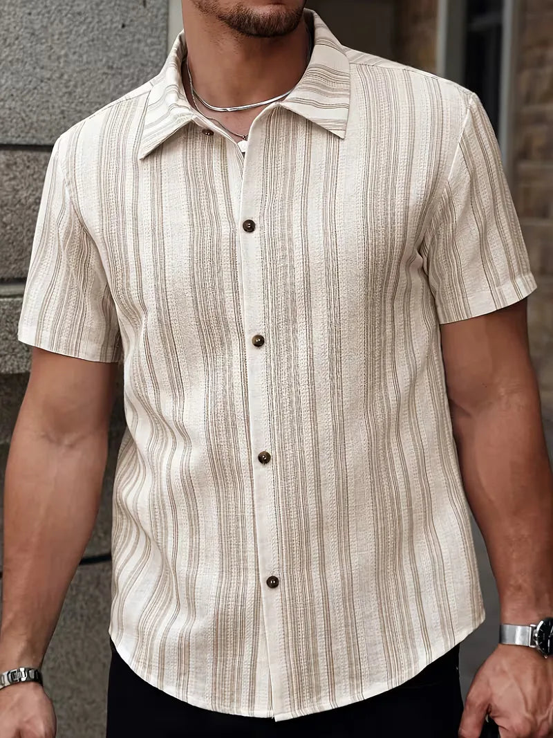 Short Sleeve Striped Shirt