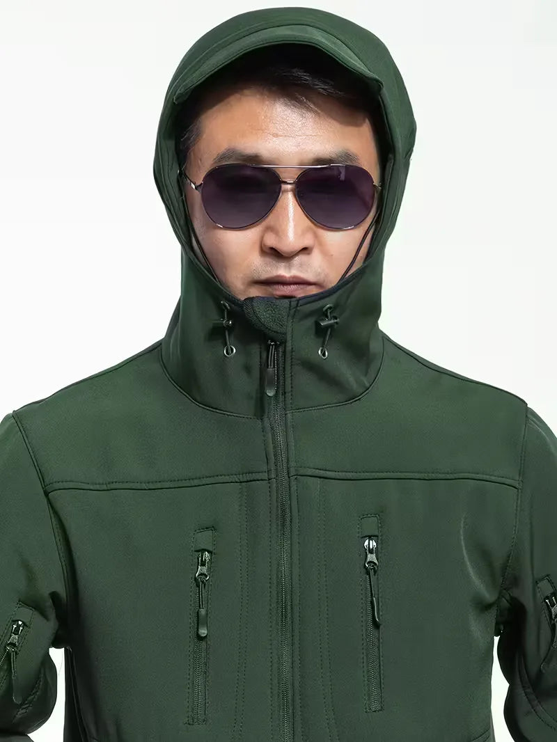 Parka with fleece lining