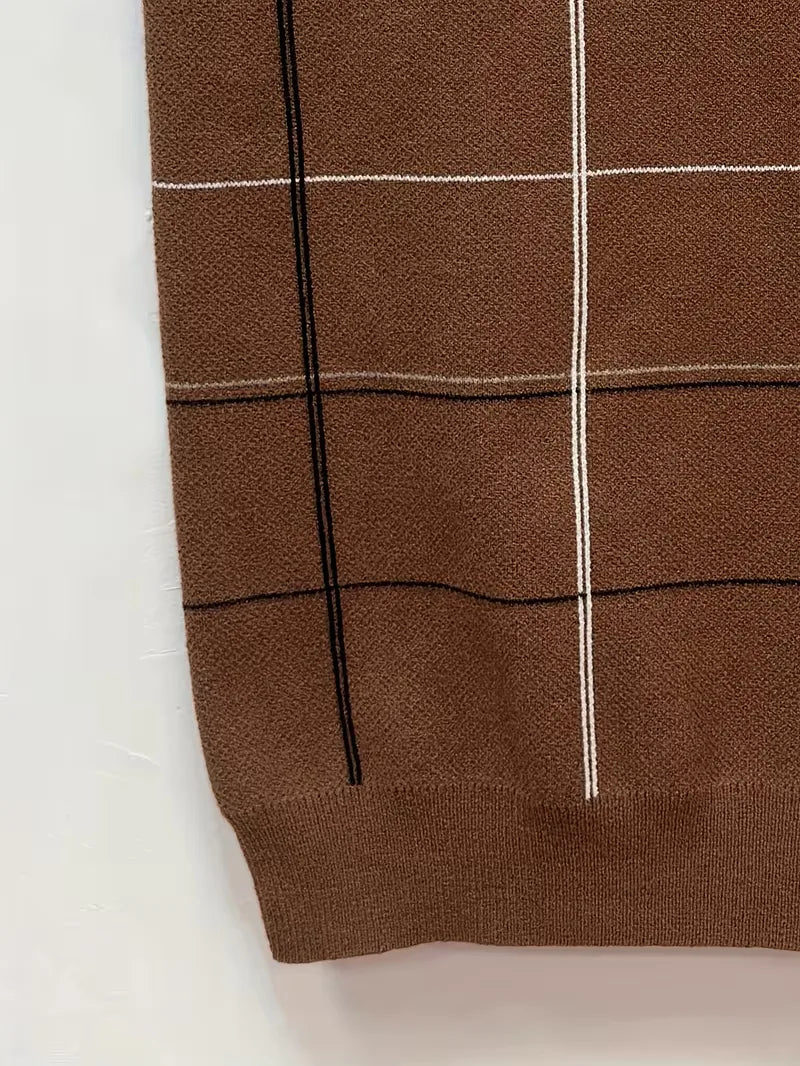 Sleeveless Waistcoat with V-Neck