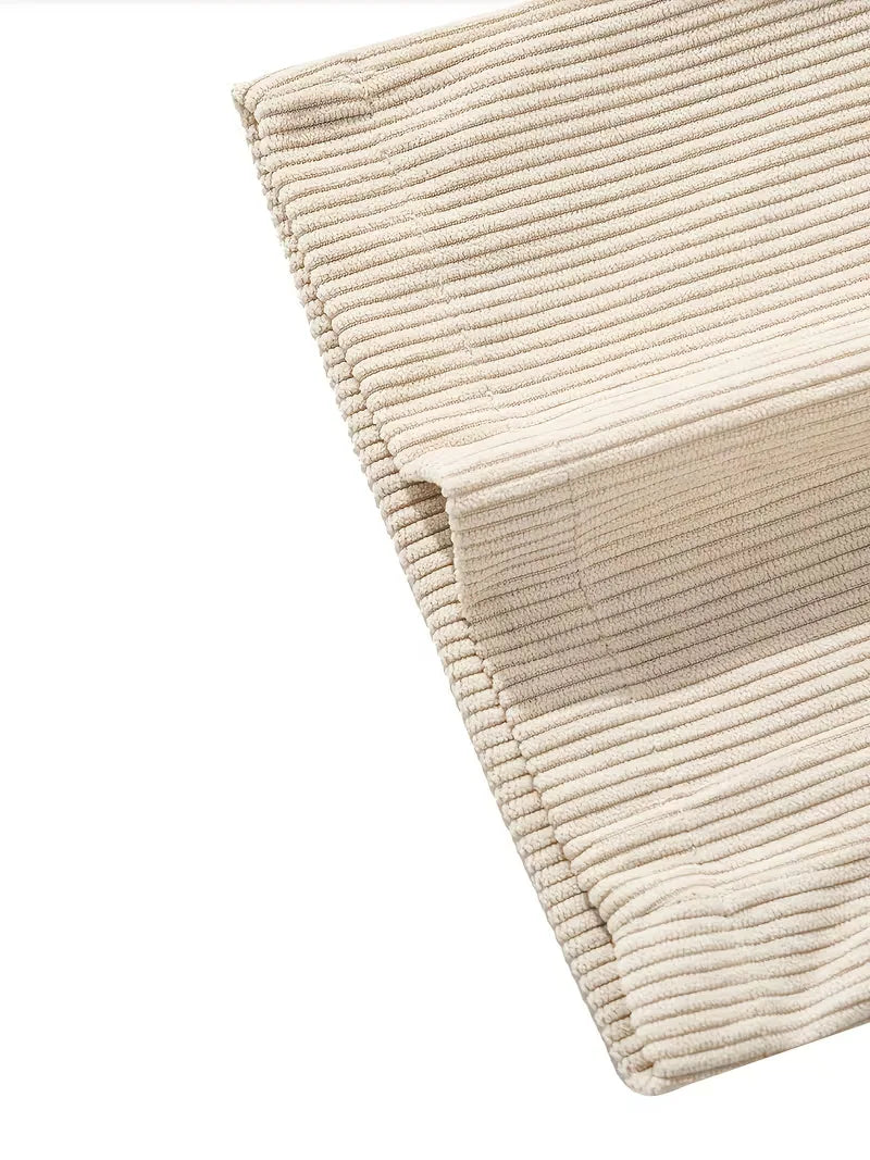 Corduroy trousers with straight legs