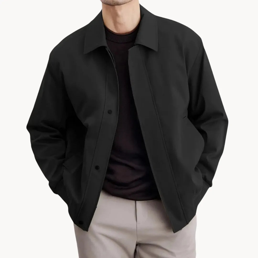 Hugo | Casual jacket with button closure and elastic hem