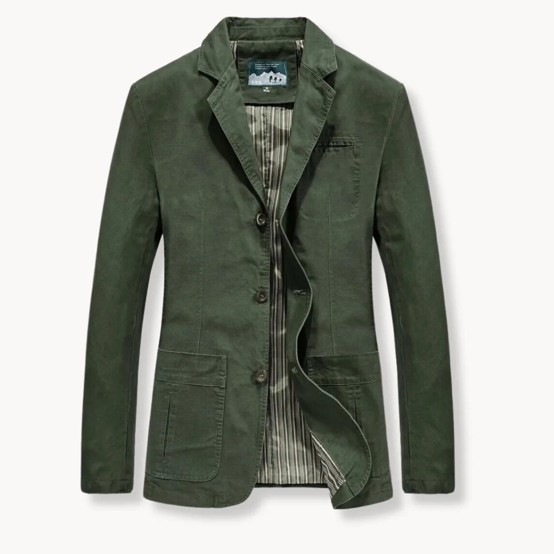 Hugo | Tailored blazer with notch lapels and front pockets