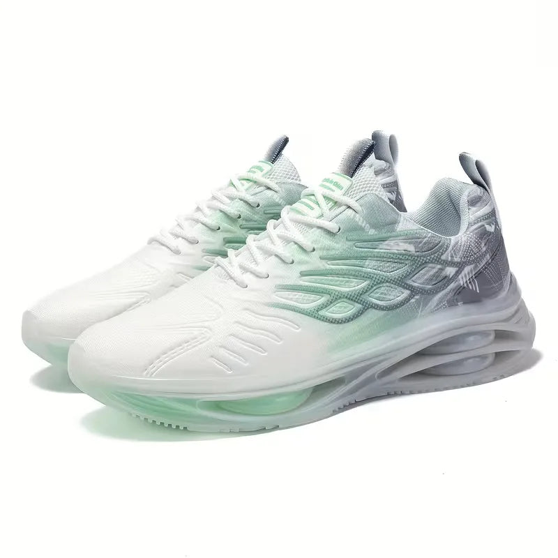 Lightweight trainers with lace-up closure for outdoor activities