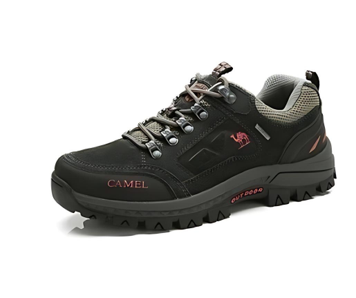 Walking shoes with breathable mesh lining