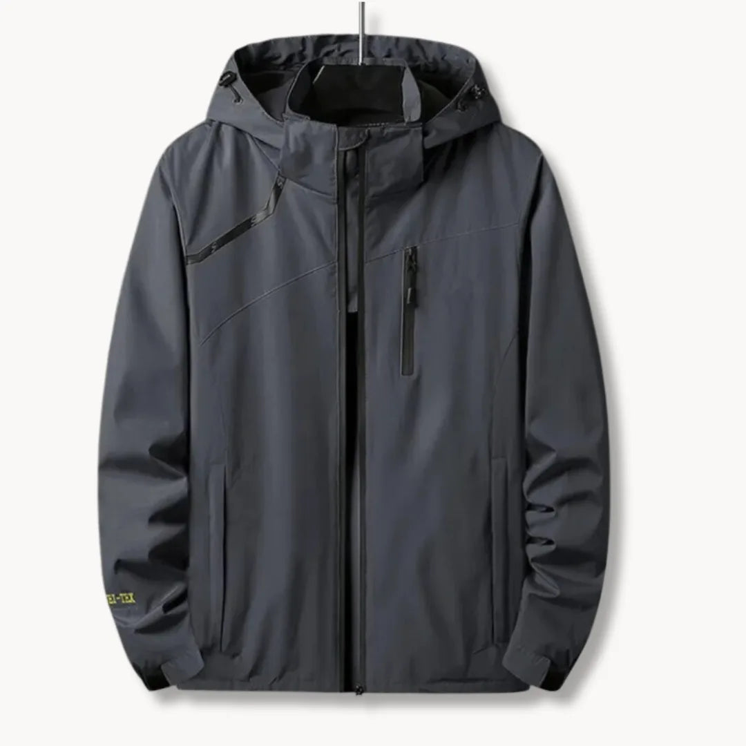 Hugo | Windbreaker jacket with hood and zippered chest pocket