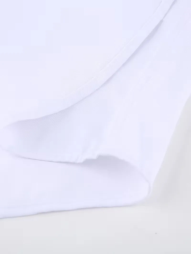 Smart shirt with mandarin collar
