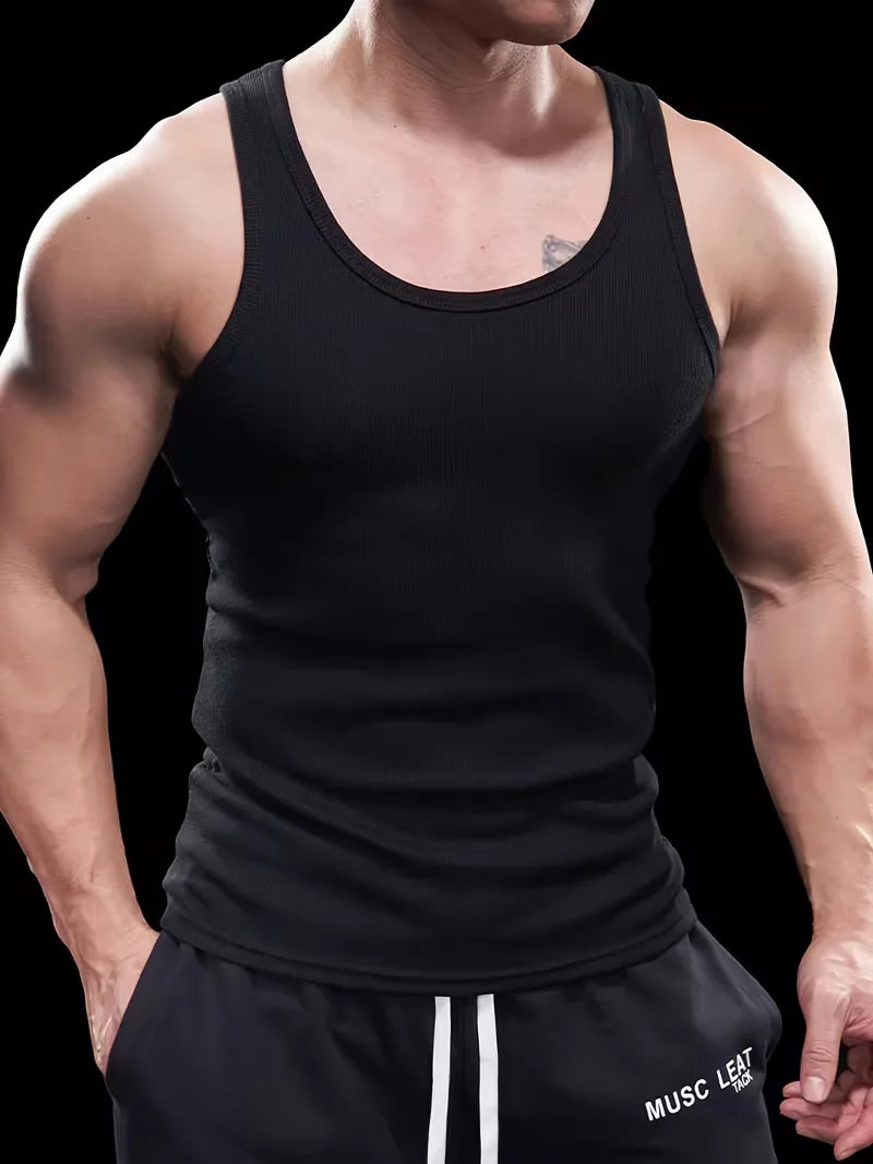 Slim Fit Ribbed Tank Top