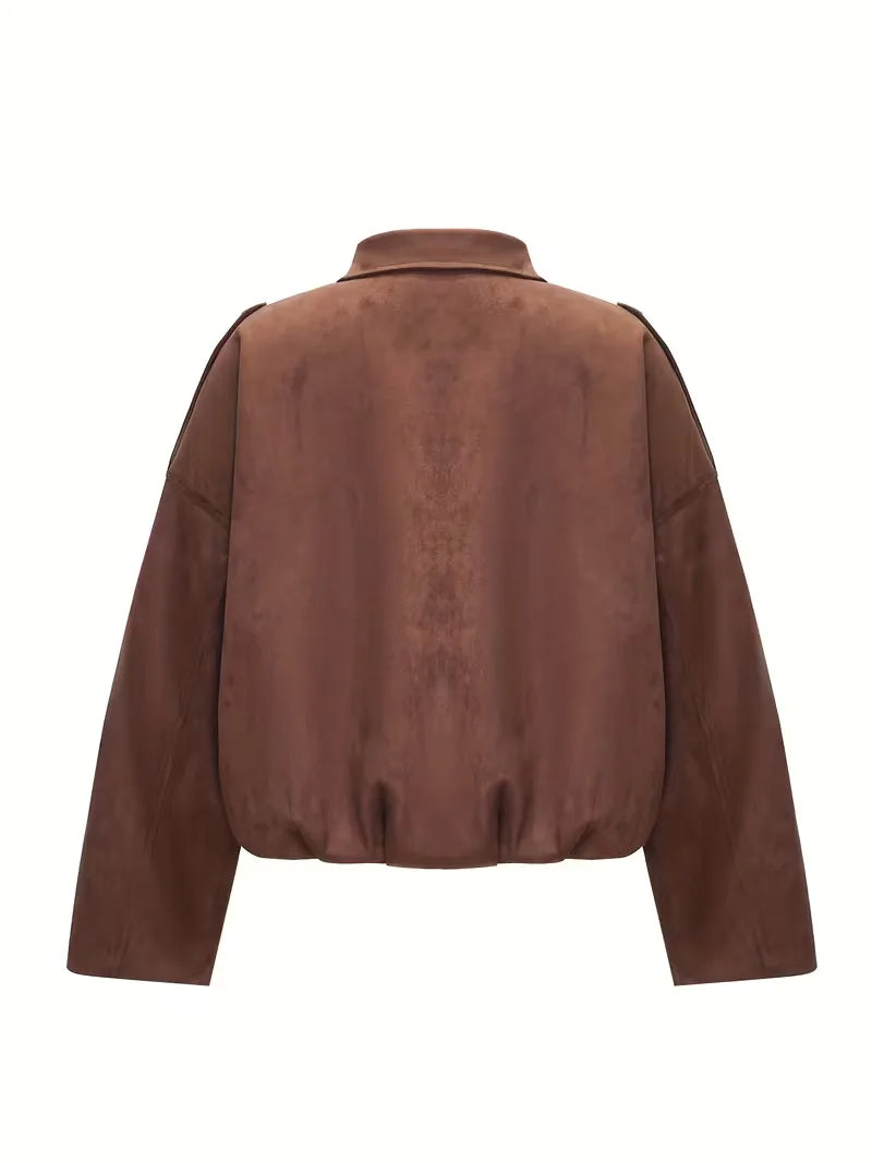 Oversized Leather Jacket