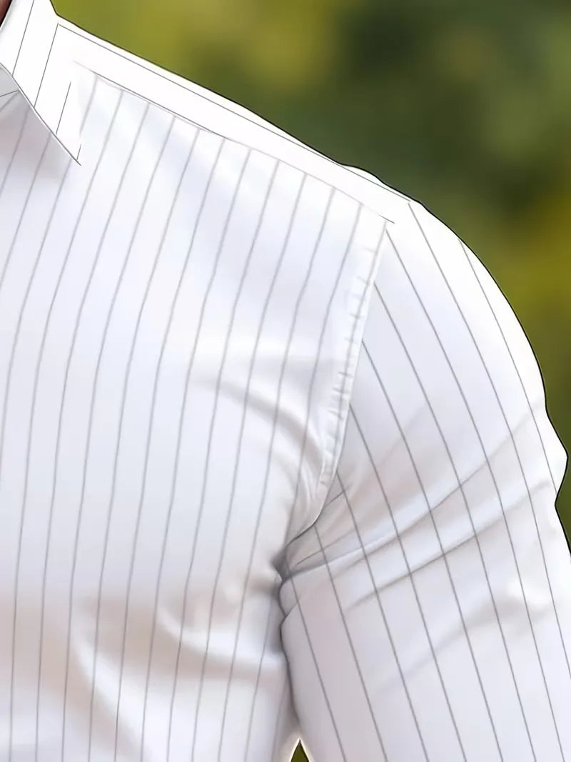 Smart shirt with mandarin collar