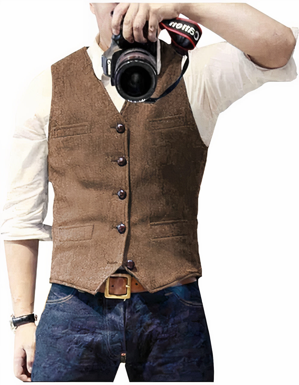 Daan | Stylish Men's Waistcoat with Buttons