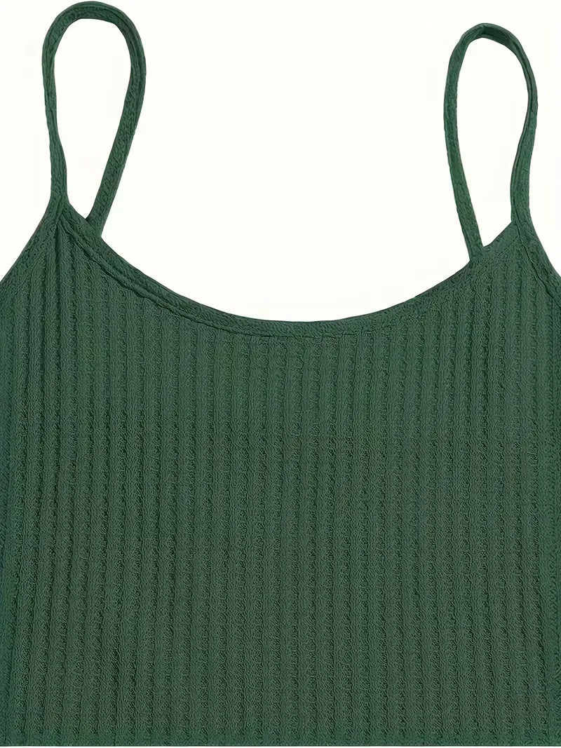 Three-piece set with waffle texture