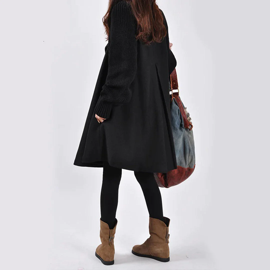 Eva | Black Elegant Ladies' Coat