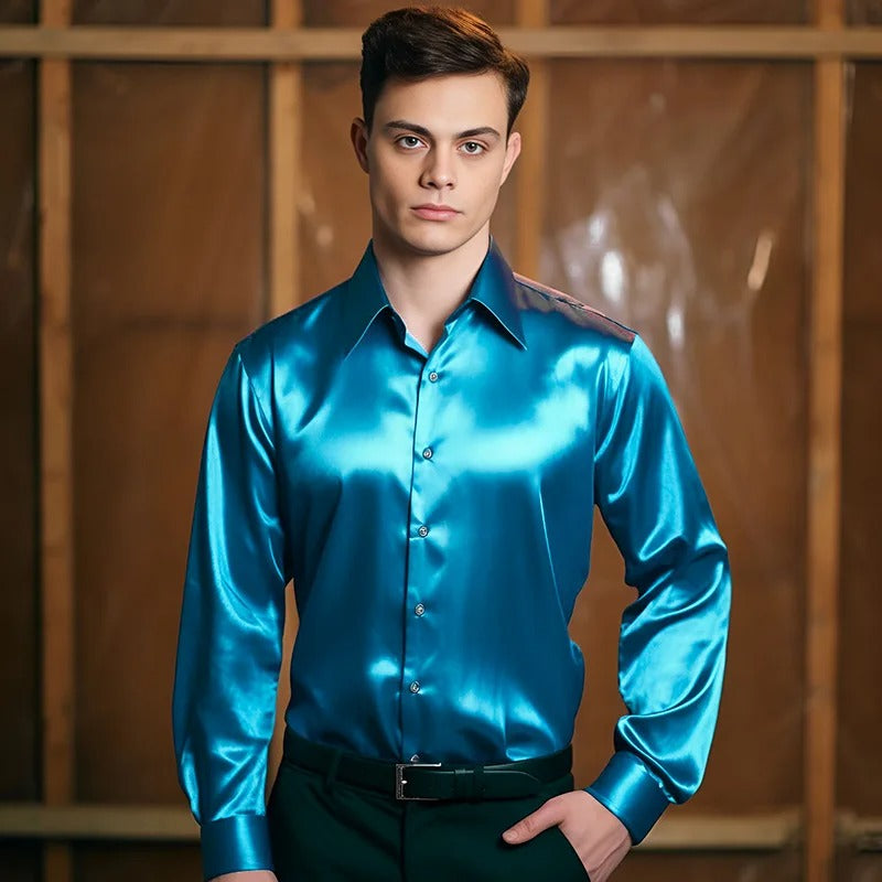 James | Shiny men's shirt