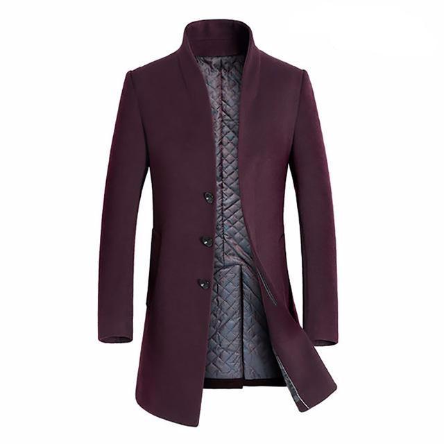 Jasper | Winter Wool Long Men's Coat