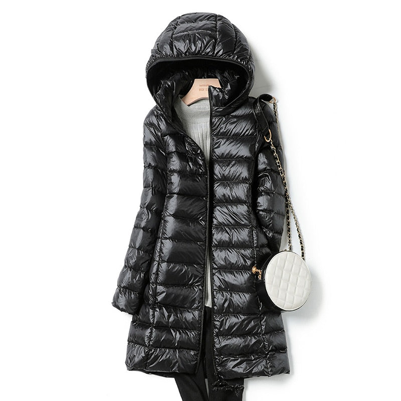 Kim | Women's Lightweight Down Jacket with Hood