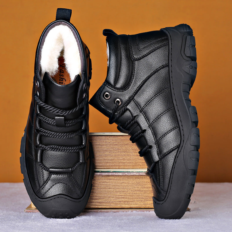 Laurens | Waterproof Winter Boots for Men with Wool Lining