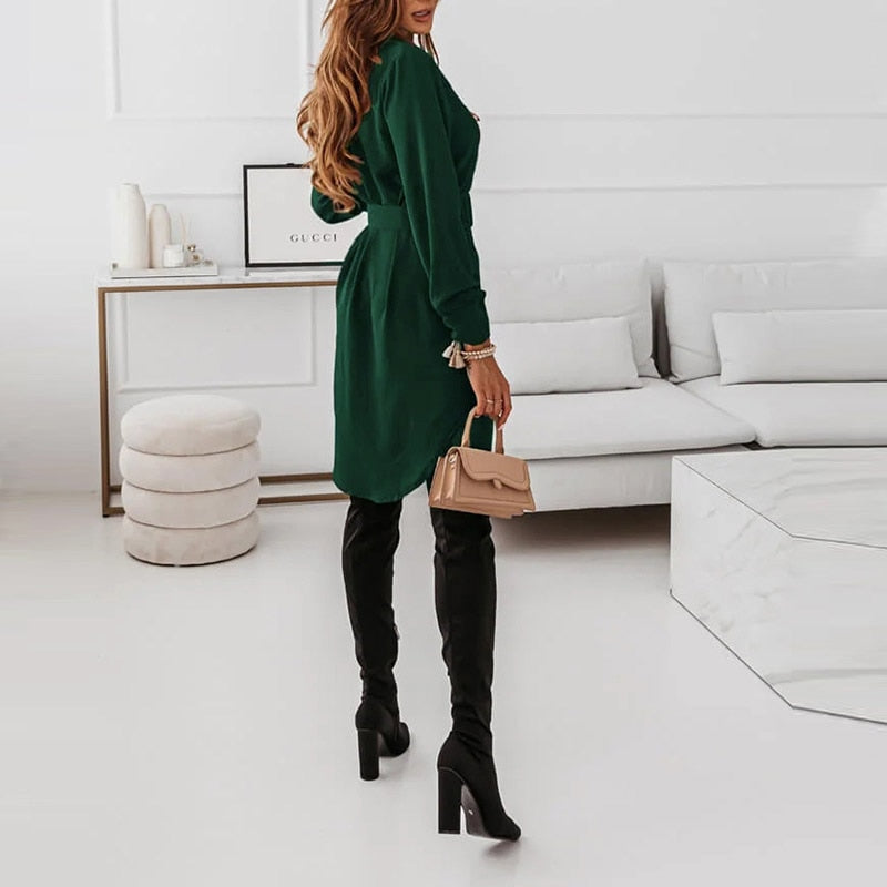 Lotte | Blouse Dress with Belt