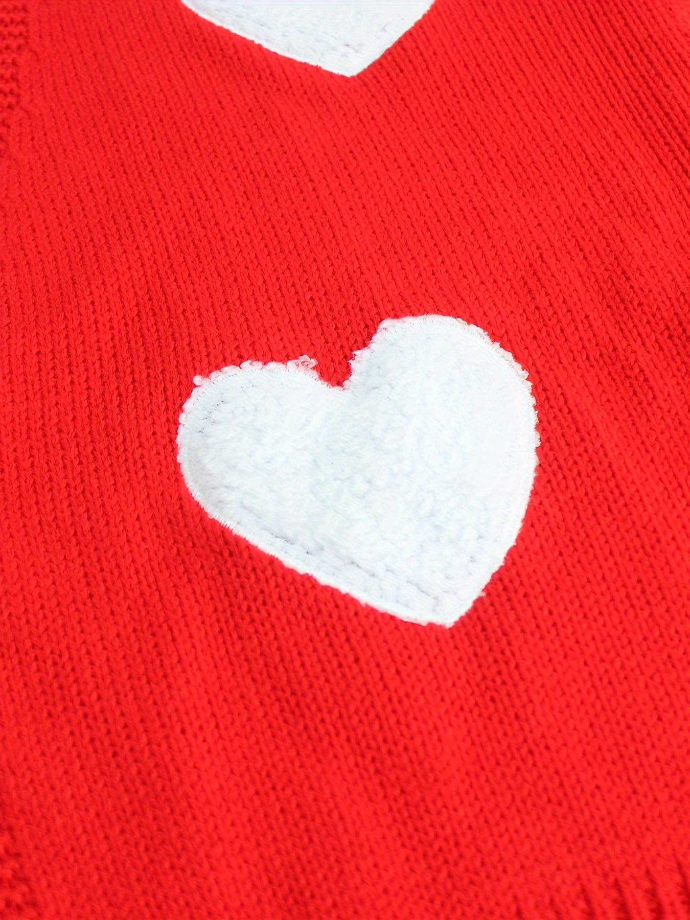 Lotte | Cardigan with Heart Pattern and Open Front