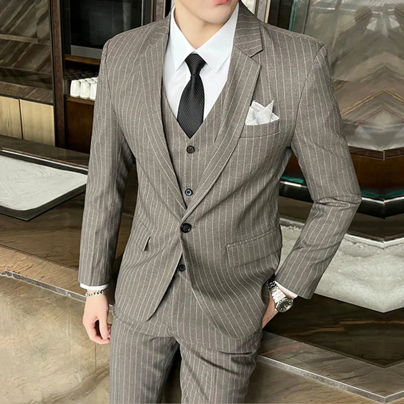 Mattias | Business Striped Men's Suit