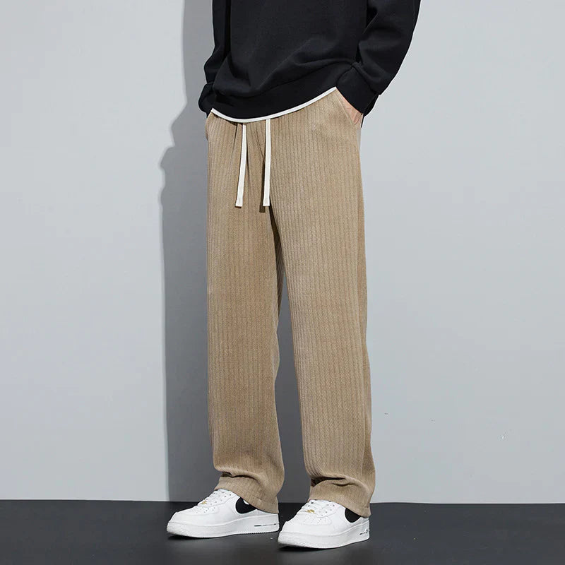 Memphis | Black Velvet Trousers