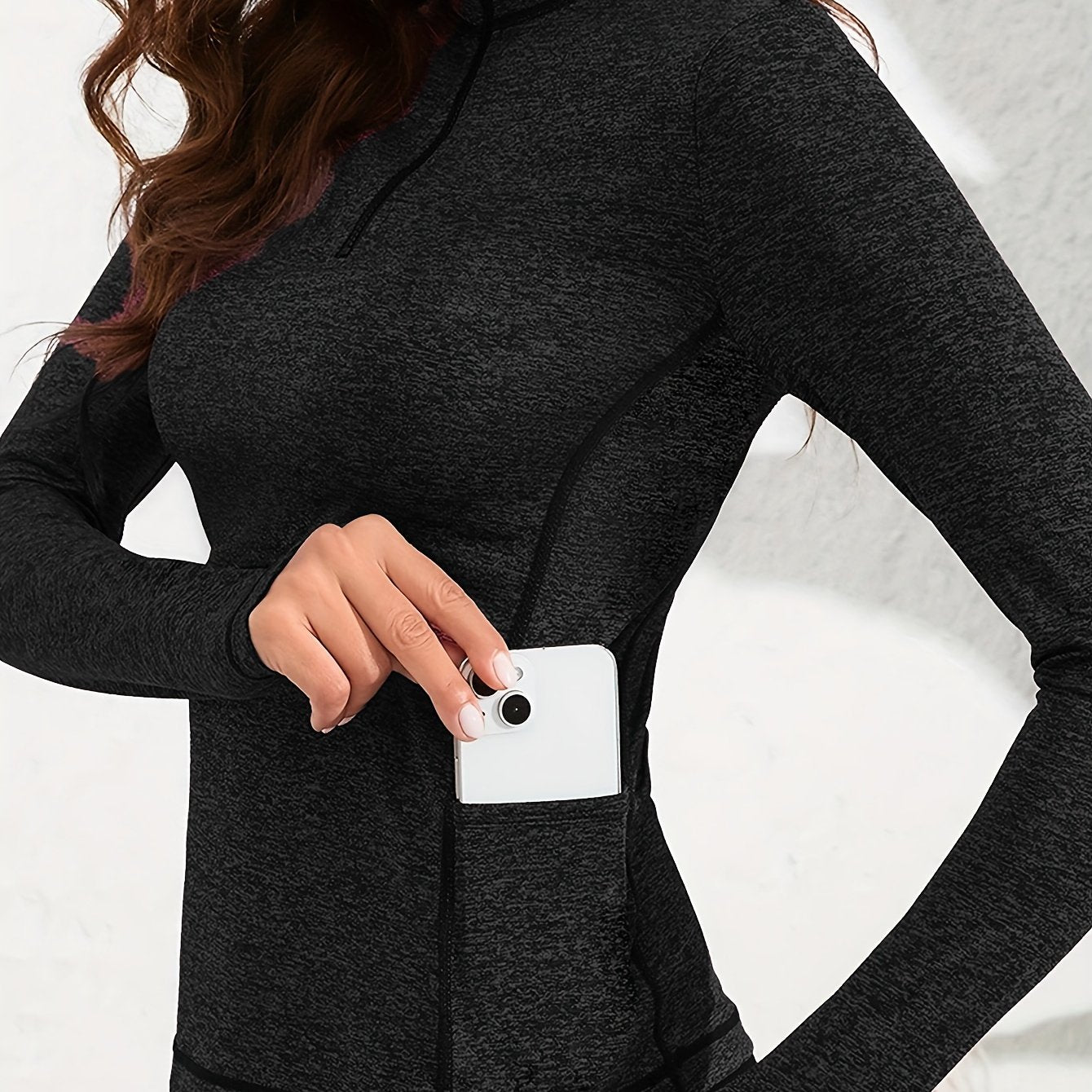 Nina | Cycling Sweater with Long Sleeves and Thumb Holes