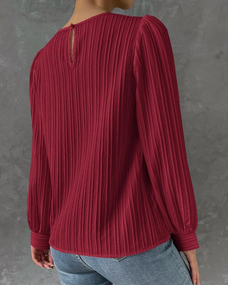 Olivia | Blouse with Lantern Sleeves