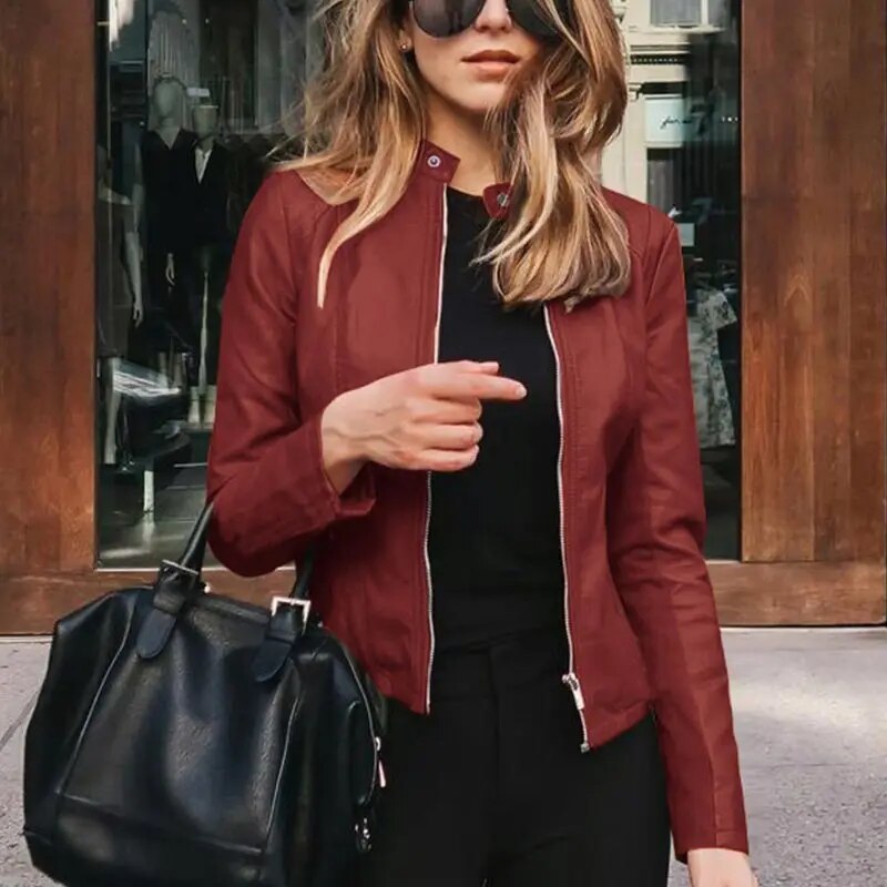 Sannela | Classic Leather Women's Jacket