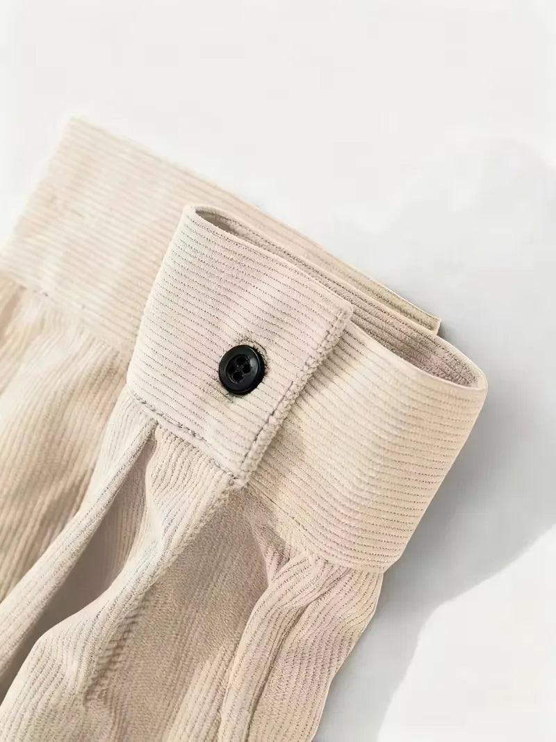 Casual shirt with ribbed texture
