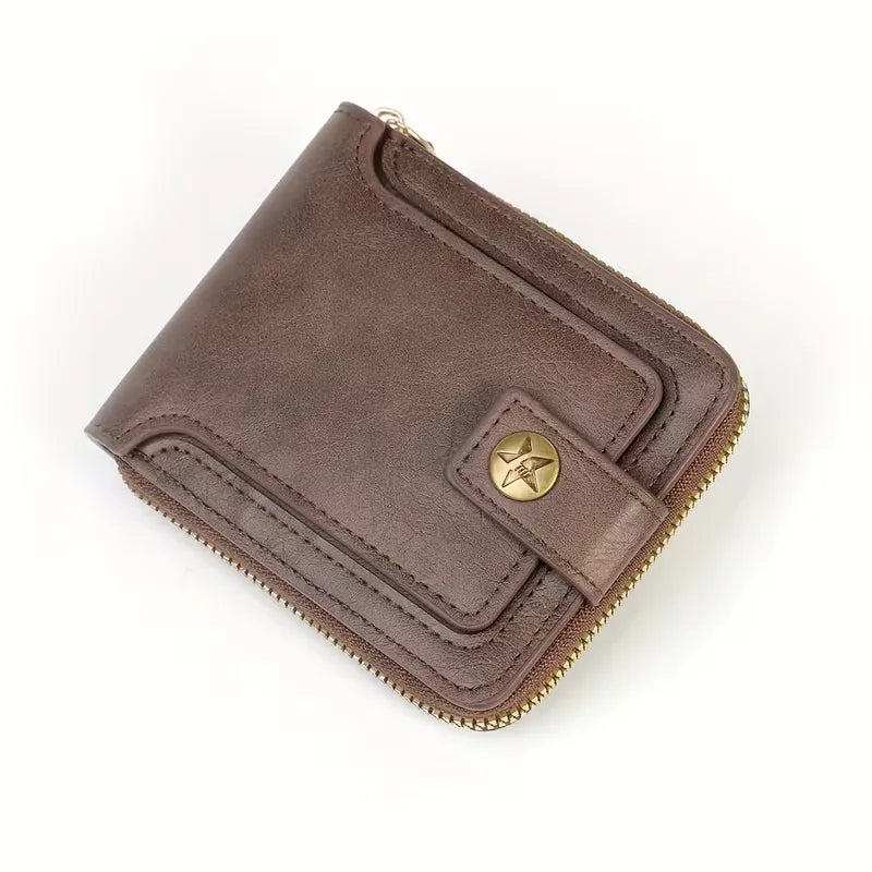 Zipper and Button Card Holder