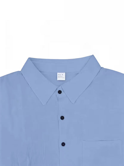 Summer Clothing Set with V-Neck