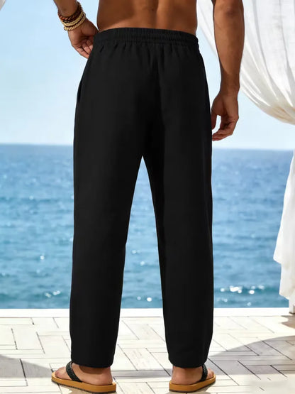 Chinos with Elastic Waist