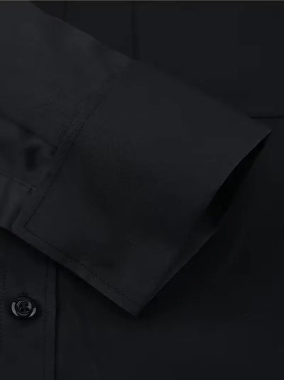 Smart shirt with mandarin collar