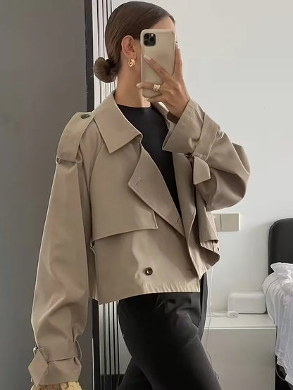 Oversized Fit Trench Coat