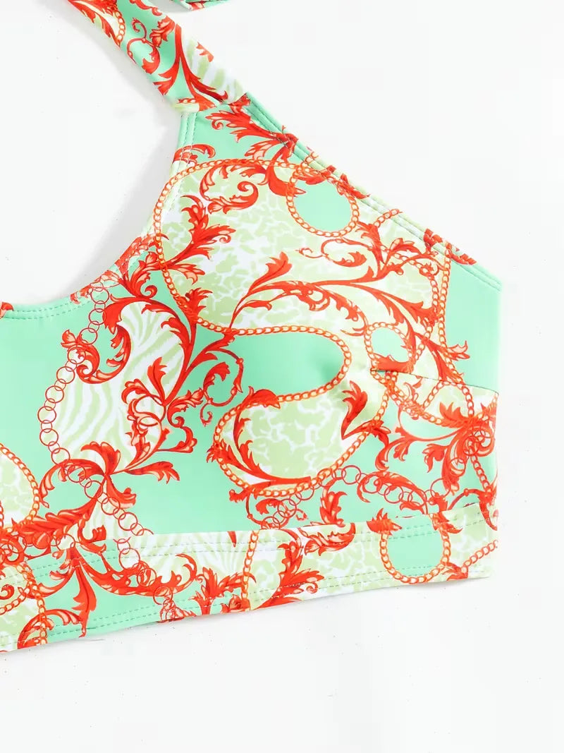 Cover-up with Halter Neck and Shorts