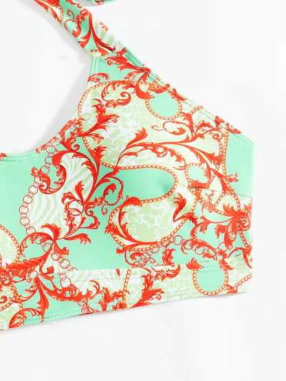 Cover-up with Halter Neck and Shorts