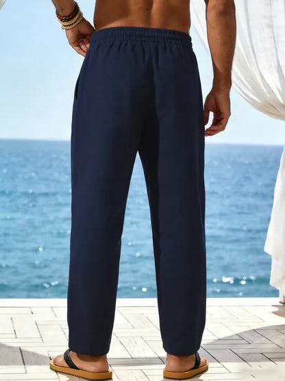 Chinos with Elastic Waist