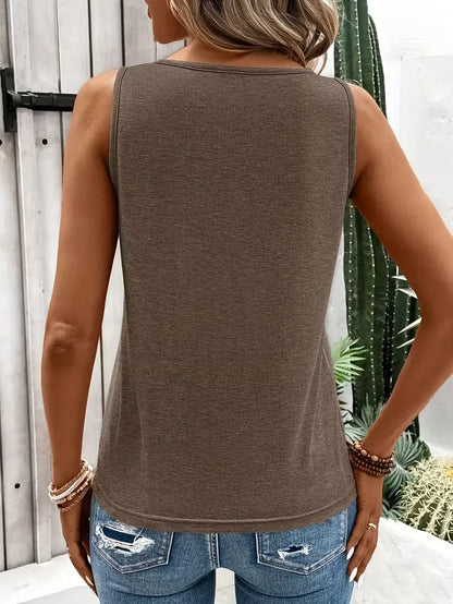 tank top with ring detail