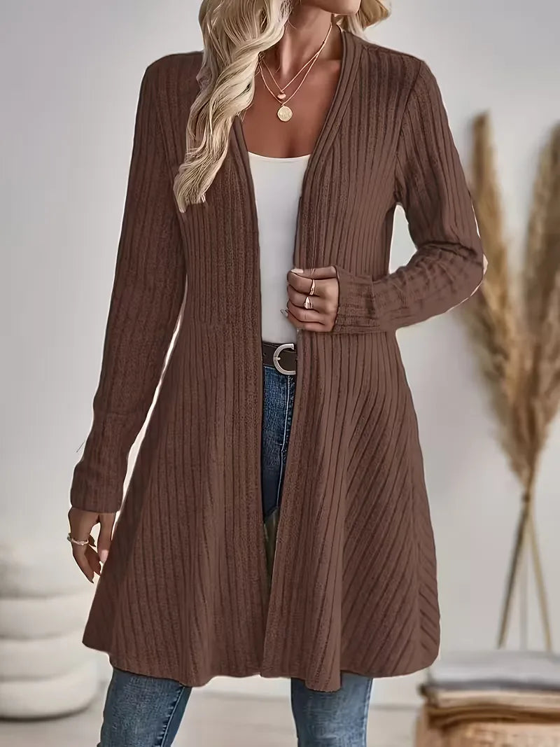 Black cardigan with V-neck