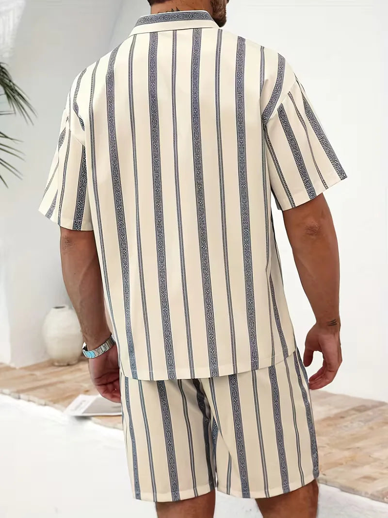 Short-Sleeved Shirt with Shorts