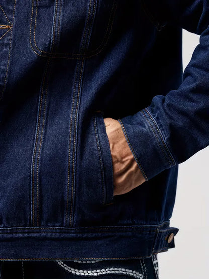 Denim Jacket with Long Sleeves