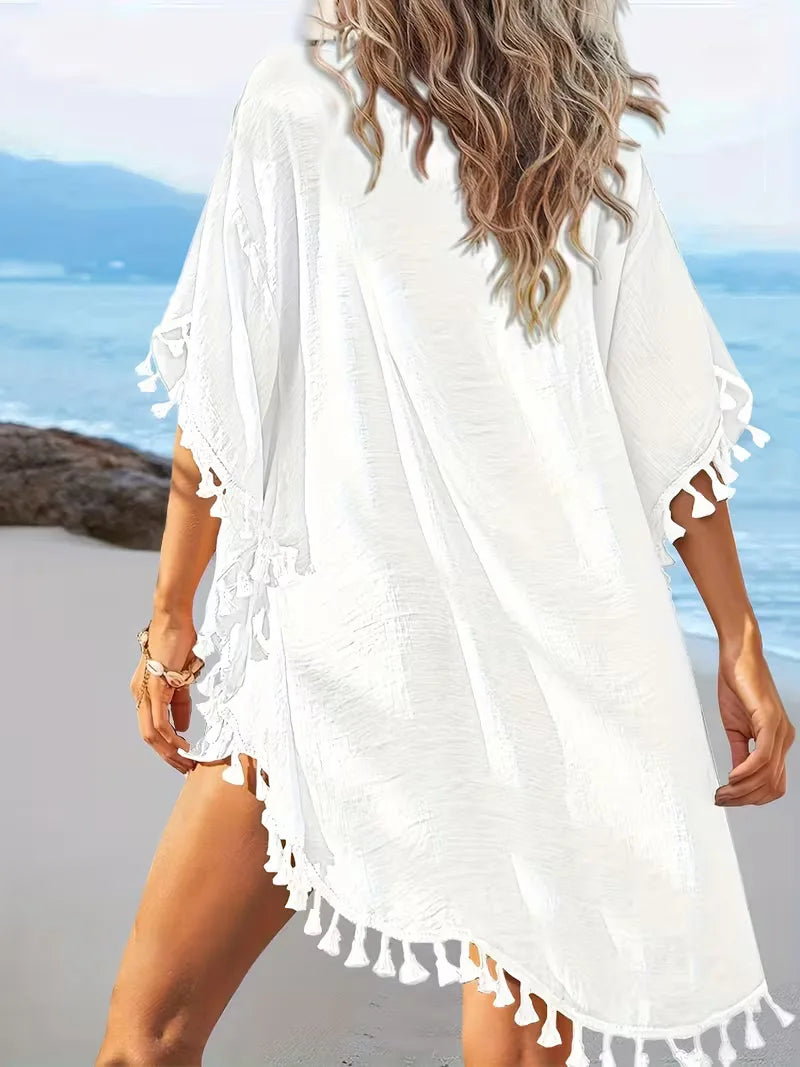Bohemian Cover-Up with Lace
