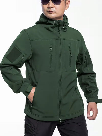 Parka with fleece lining