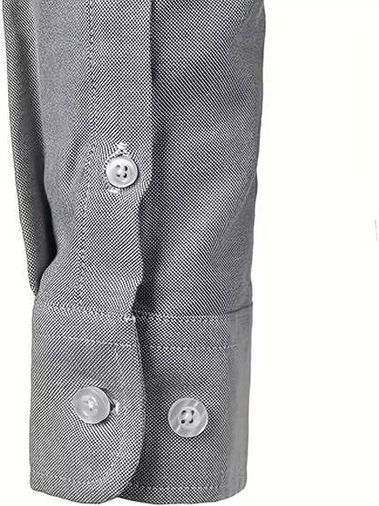 Casual shirt with mandarin collar