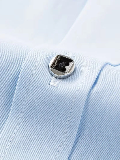 Smart shirts slim fit mandarin collar