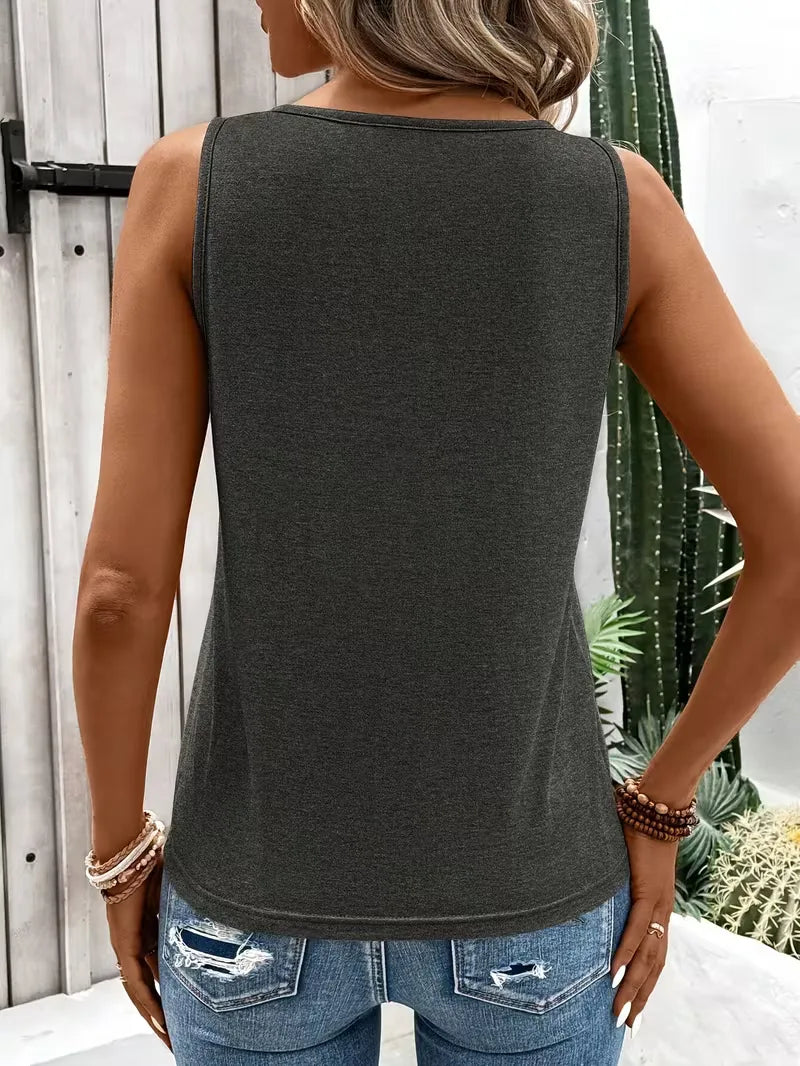 tank top with ring detail