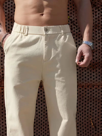 Trousers with Elastic Waistband