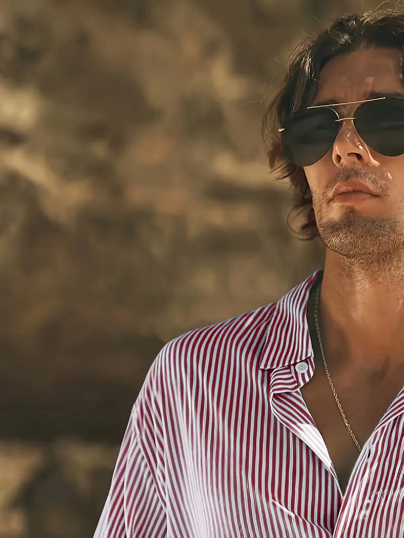 Short Sleeve Shirt with V-Neck
