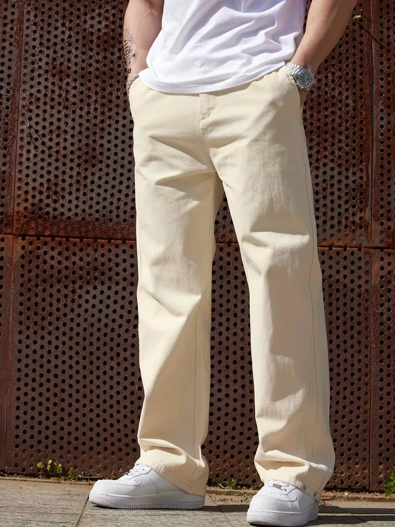 Trousers with Elastic Waistband