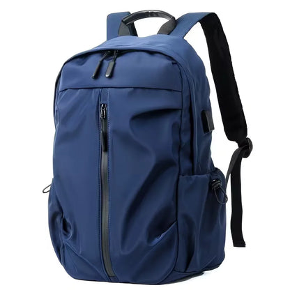 Backpack with USB and Zipped Pocket